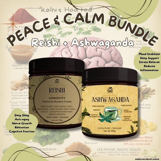 PEACE BUNDLE | Reishi Mushroom & Ashwaganda