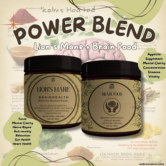 POWER BUNDLE | LIONS MANE + BRAIN FOOD